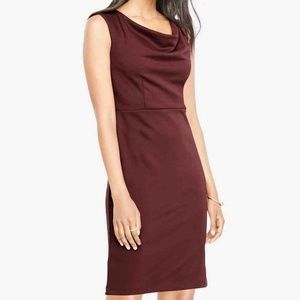 Burgundy Ann Taylor Dress